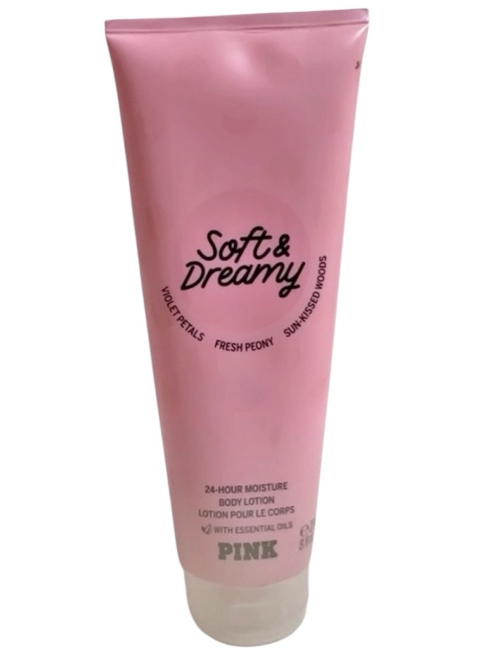 Victorias Secret PINK Body Lotion Soft & Dreamy 24 Hr Hydration Violet Peony 8oz